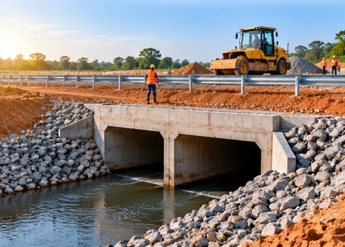 Civil engineering and road infrastructure work